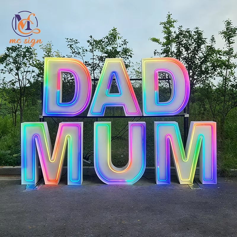 Wedding Supply Rentals - Freestanding LED Sign Board 4ft Marquee