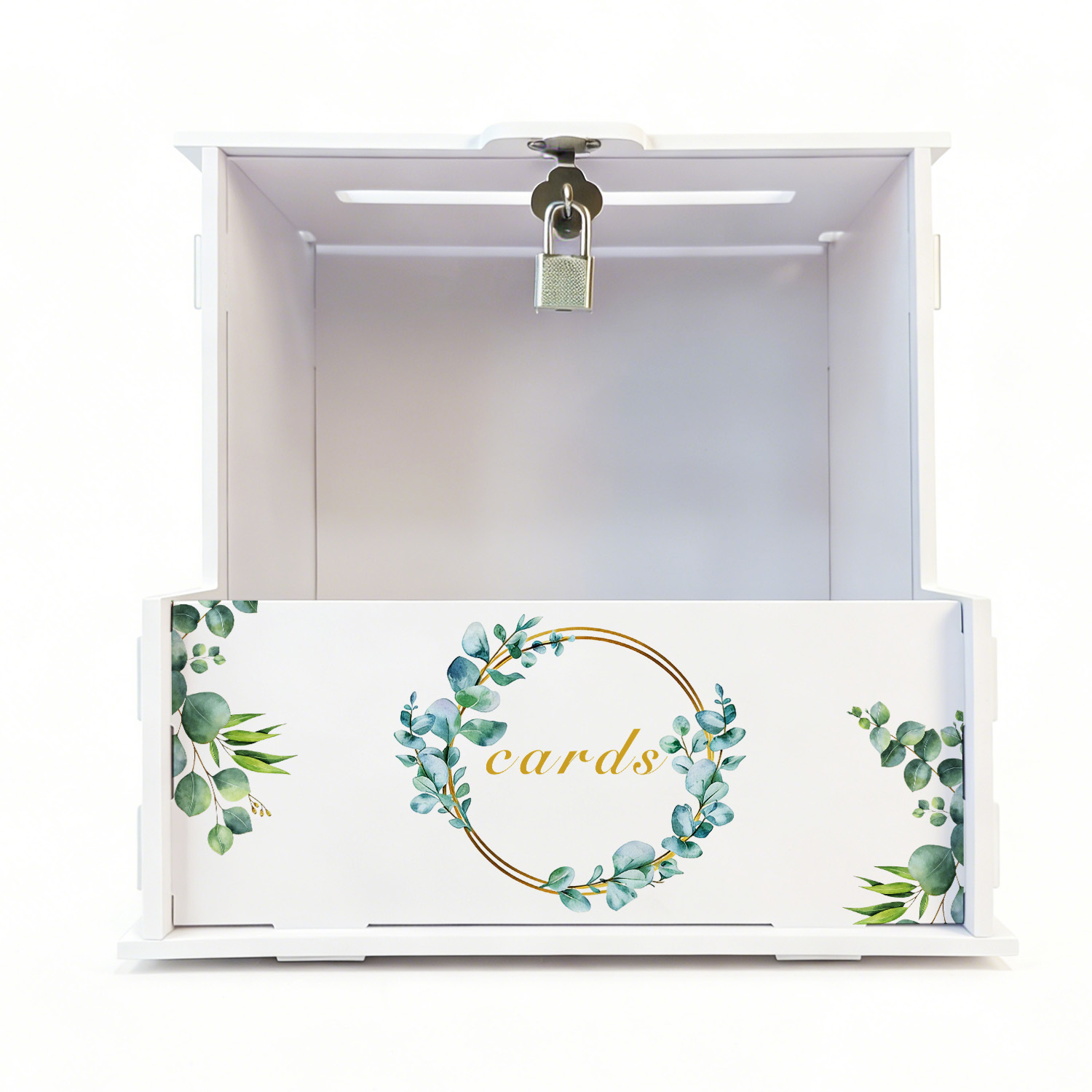 Wedding Favor Box - White PVC Wedding Card Boxes with