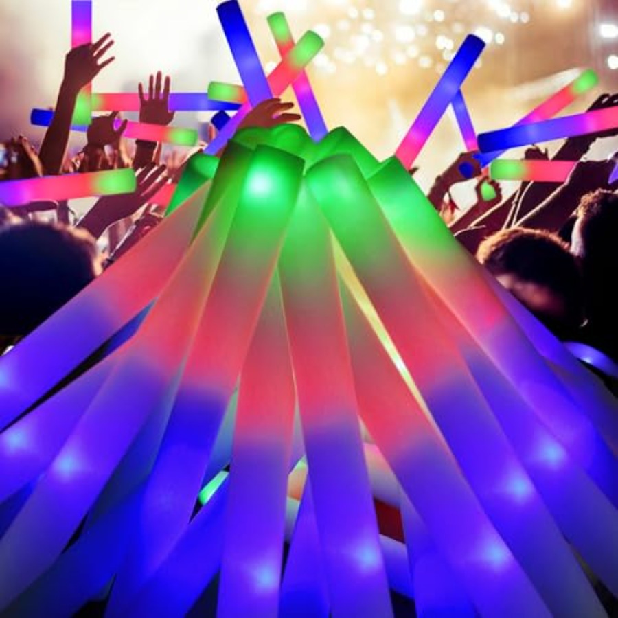 Wedding Supply Bulk - 118PCS Foam Glow Sticks Bulk Party
