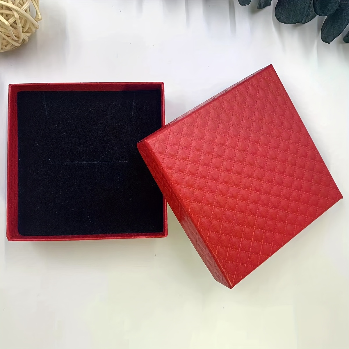 Wedding Supply Decor - 1pc, New Rhinestone Pattern Gift Box