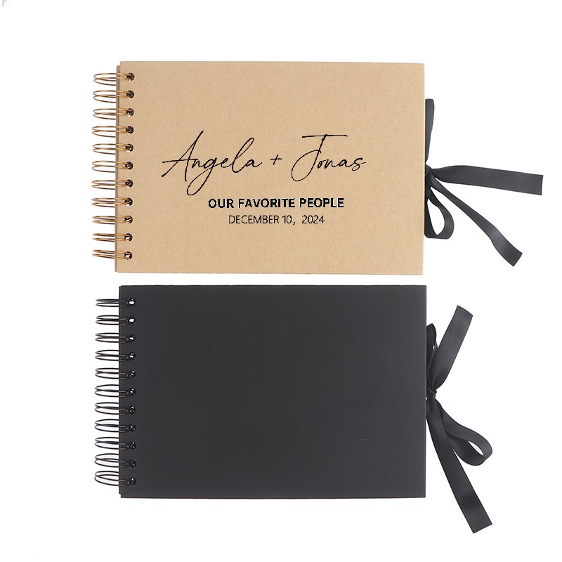 Personalized Guest Book - Personalized Wedding Guest Book Photo Cleaning