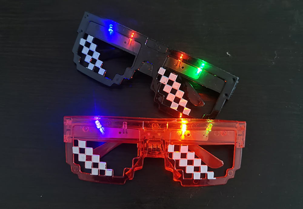 10/20/30 LED Mosaic Glasses Li - Wedding Supply Bulk avaliação e preço