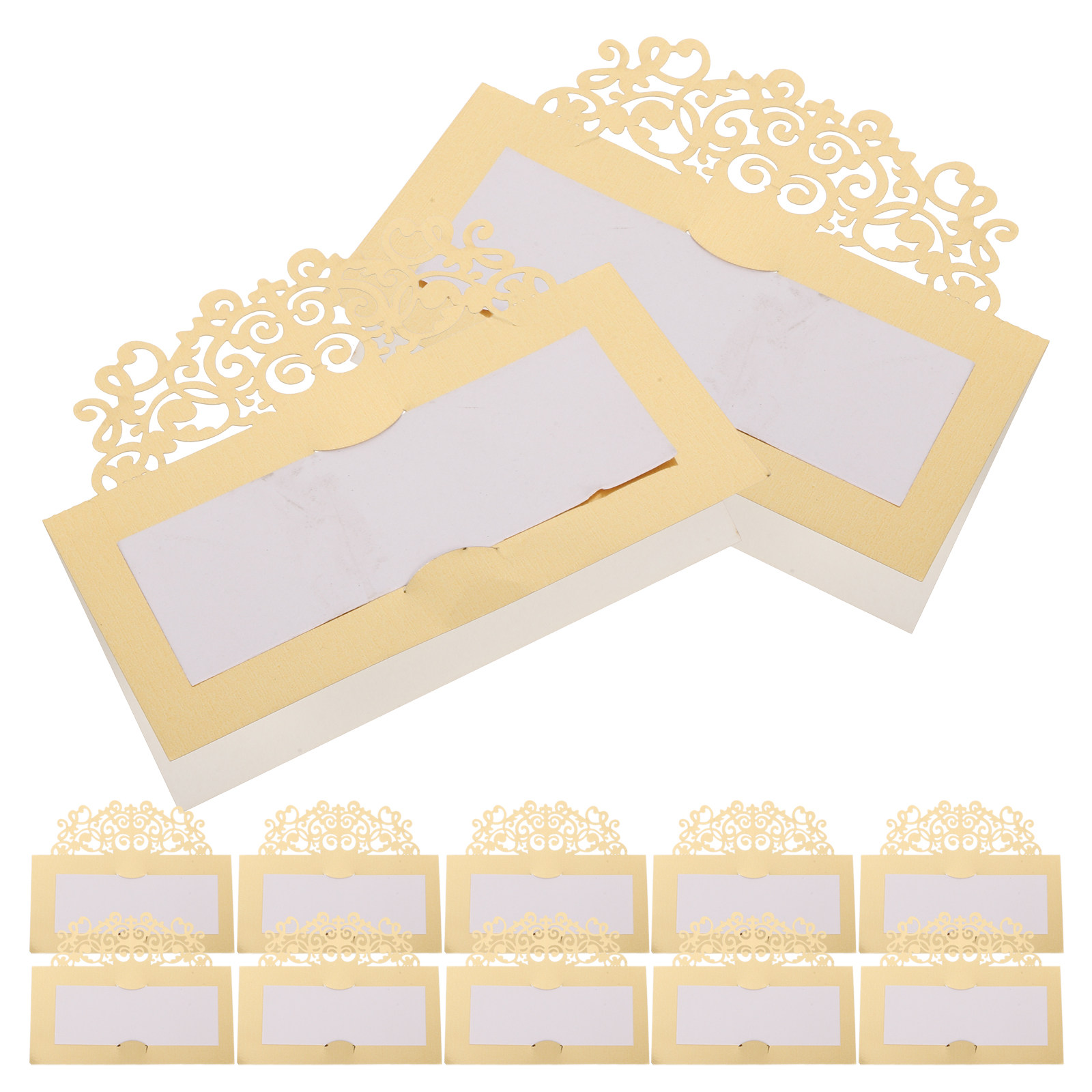 20Pcs Paper Tent Cards for Tab - Wedding Solution avaliação e preço
