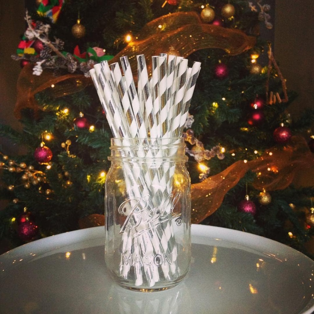 100 Pcs Biodegradable Silver P - Wedding Supply Bulk avaliação e preço