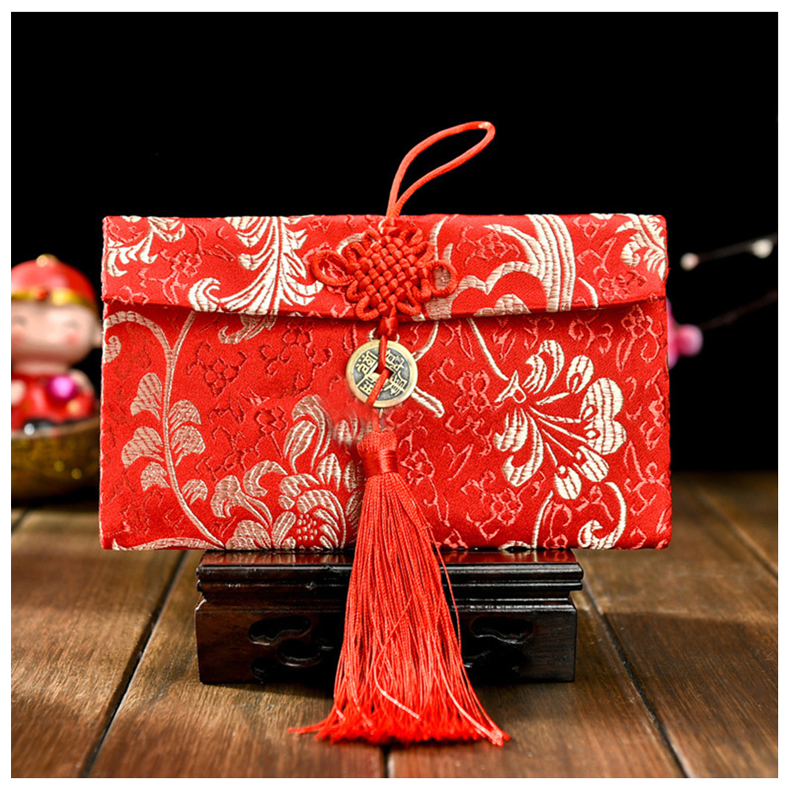 Chinese Style Brocade Red Enve - Wedding Envelopes avaliação e preço