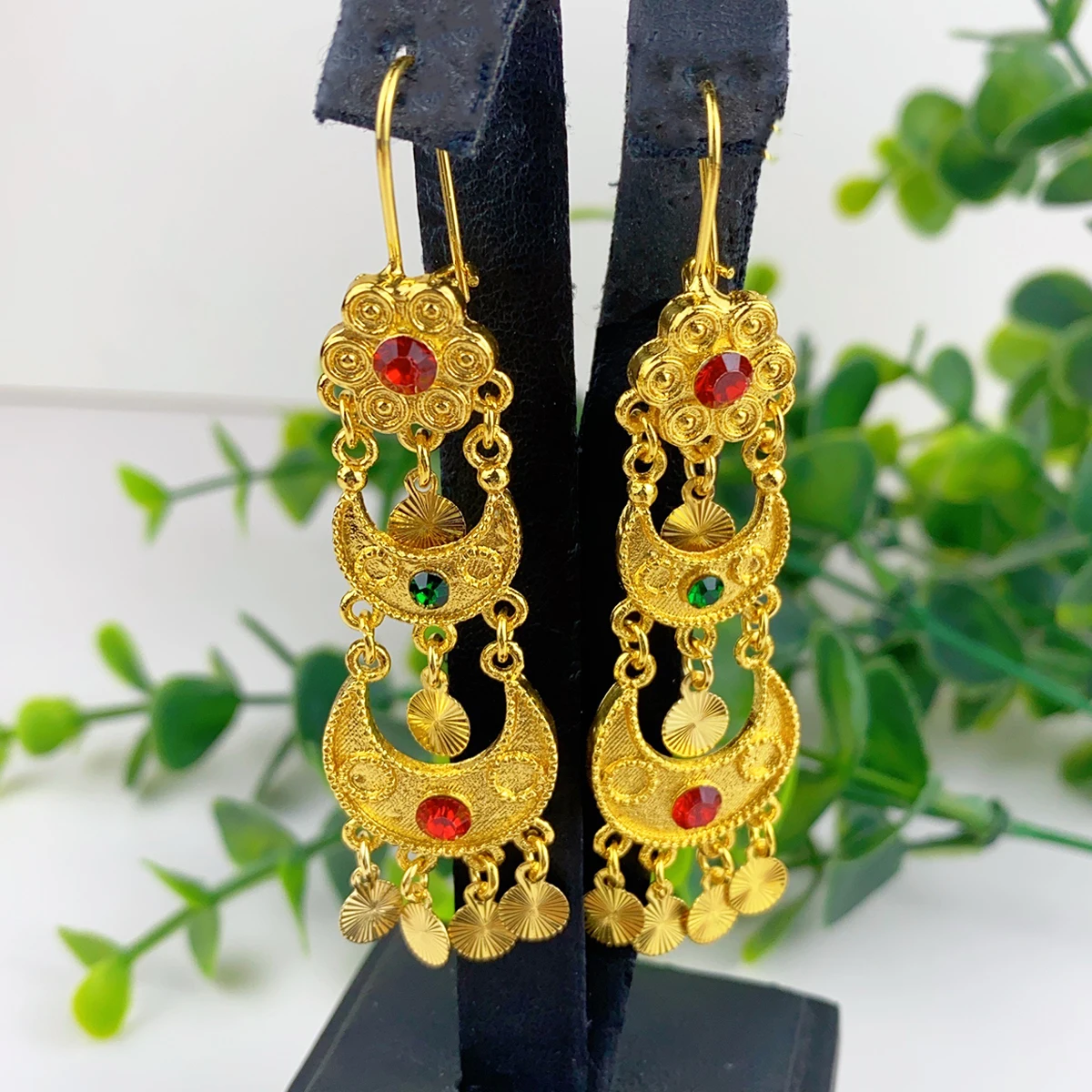 Indian Drop Dangle Earrings Je - Indian Wedding Supply avaliação e preço