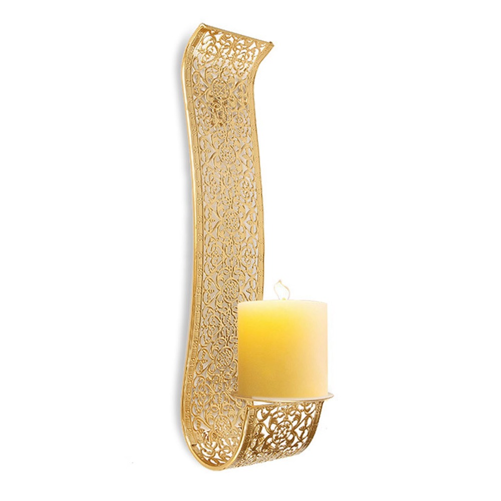 Iron Wall Candle Holder 15.16x - Wedding Solution avaliação e preço