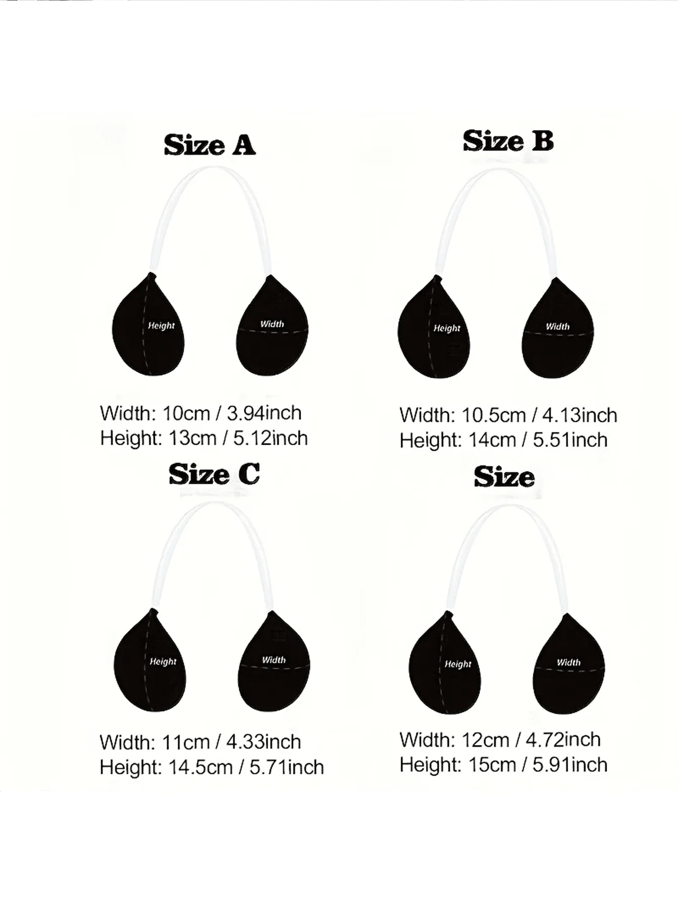 1Pair Women's Sexy Breast Gath - Wedding Solution avaliação e preço