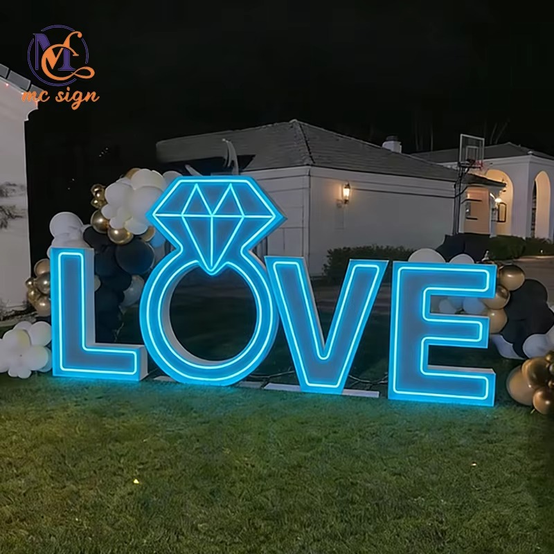 Freestanding LED Sign Board 4f - Wedding Supply Rentals avaliação e preço