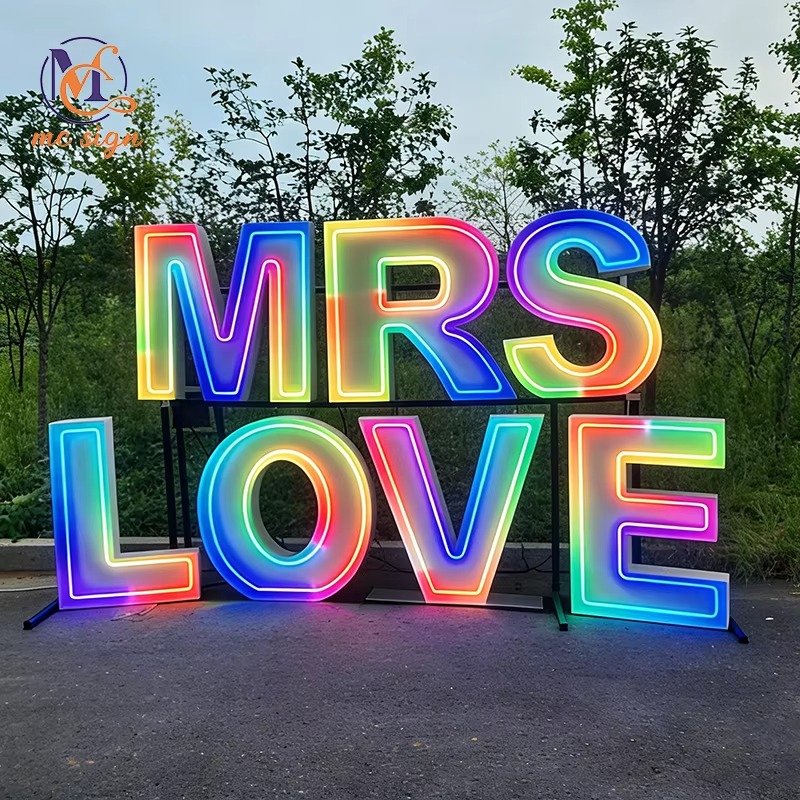 Freestanding LED Sign Board 4f - Wedding Supply Rentals avaliação e preço