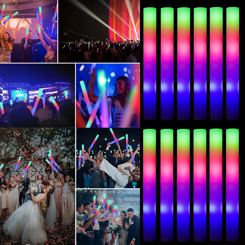15/30Pcs LED Glow Sticks Bulk  - Wedding Supply Bulk avaliação e preço