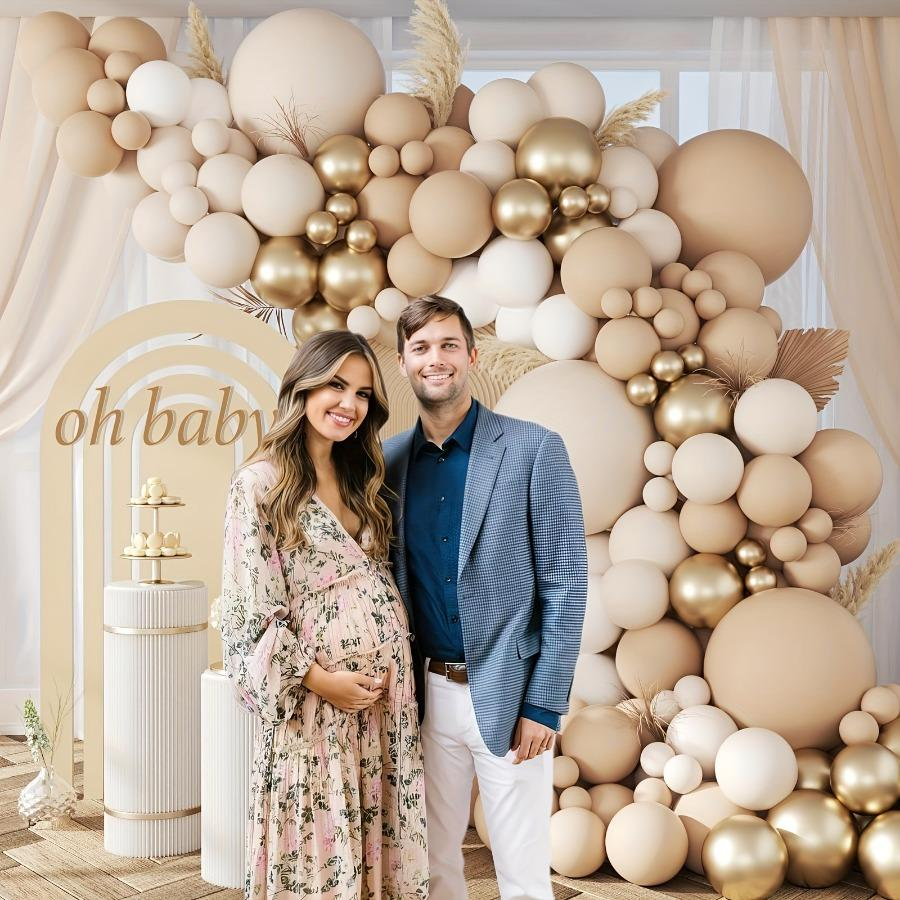 102pcs White Sand Metallic Gol - Wedding Supply Kit avaliação e preço