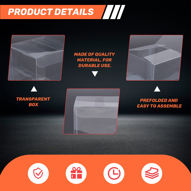 50Pcs Clear Plastic Boxes for  - Wedding Favor Box avaliação e preço