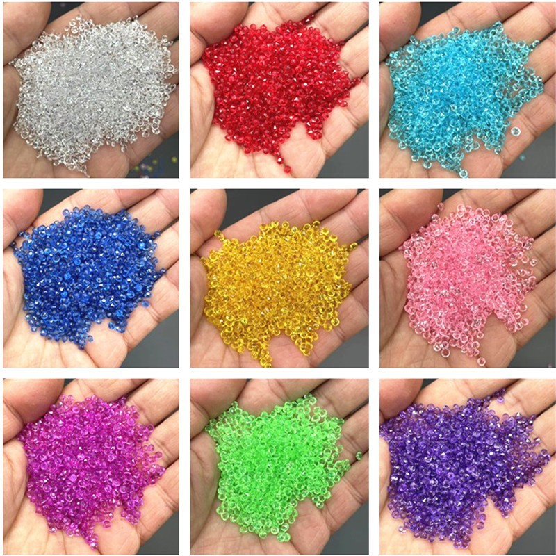 3000pcs Mini Crystal Faux Diam - Wedding Supply Decor avaliação e preço
