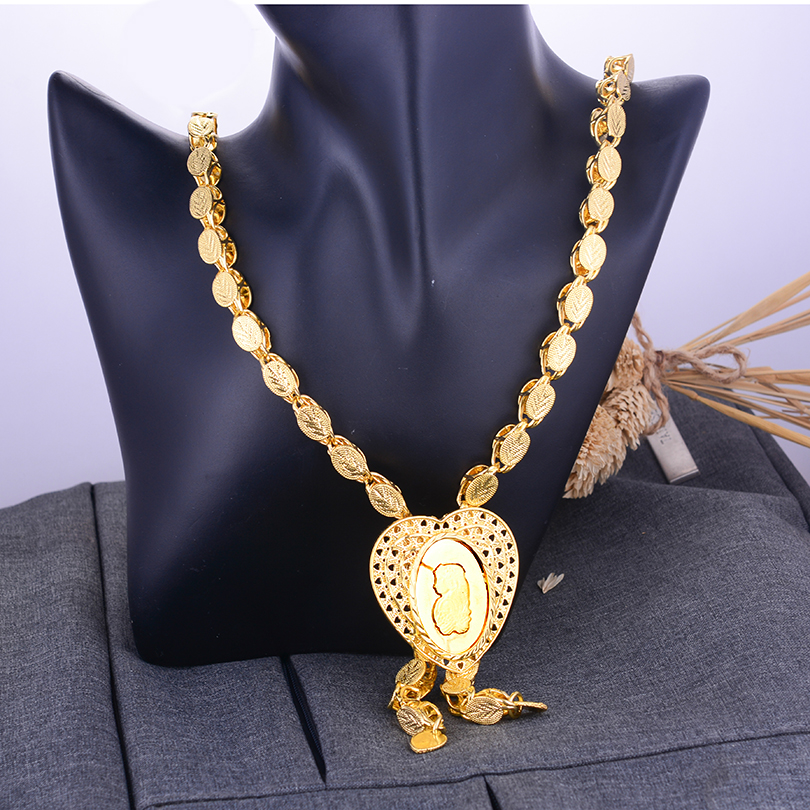 Dubai 24K Gold Color Jewelry S - Indian Wedding Supply avaliação e preço