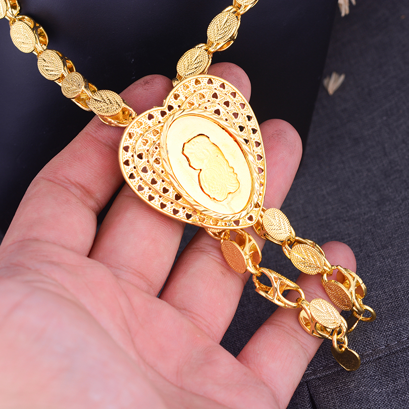 Dubai 24K Gold Color Jewelry S - Indian Wedding Supply avaliação e preço