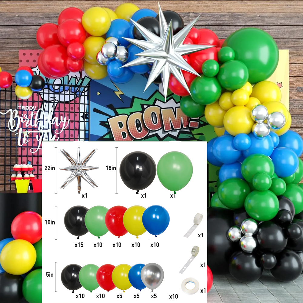 106Pcs Theme Balloon Arch Kit  - Wedding Supply Kit avaliação e preço
