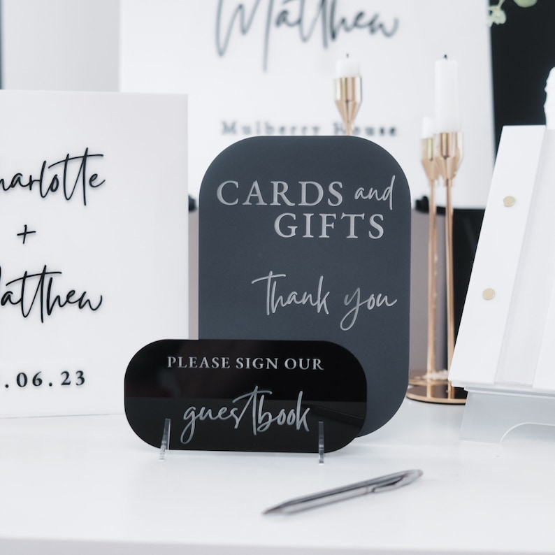 White Card Box for Wedding 3D  - Personalized Guest Book avaliação e preço