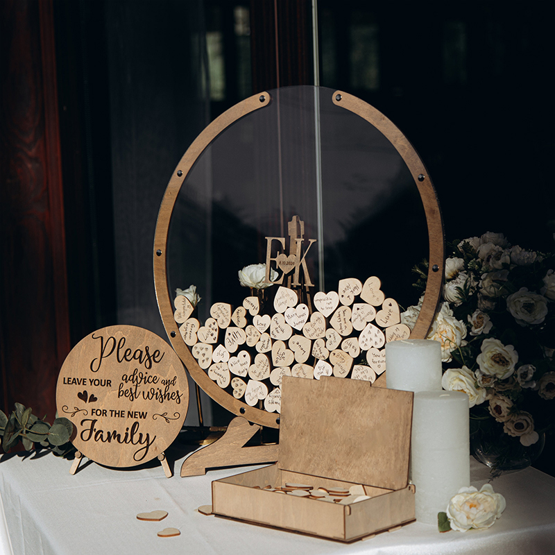 Custom Wedding  Guest Book Sig - Personalized Guest Book avaliação e preço