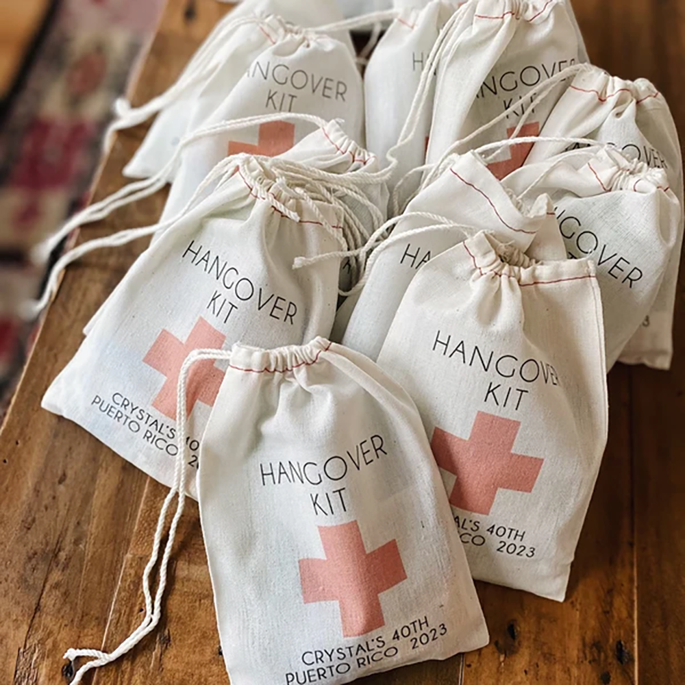 Custom 5Pcs Hangover Kit Cotto - Wedding Supply Kit avaliação e preço