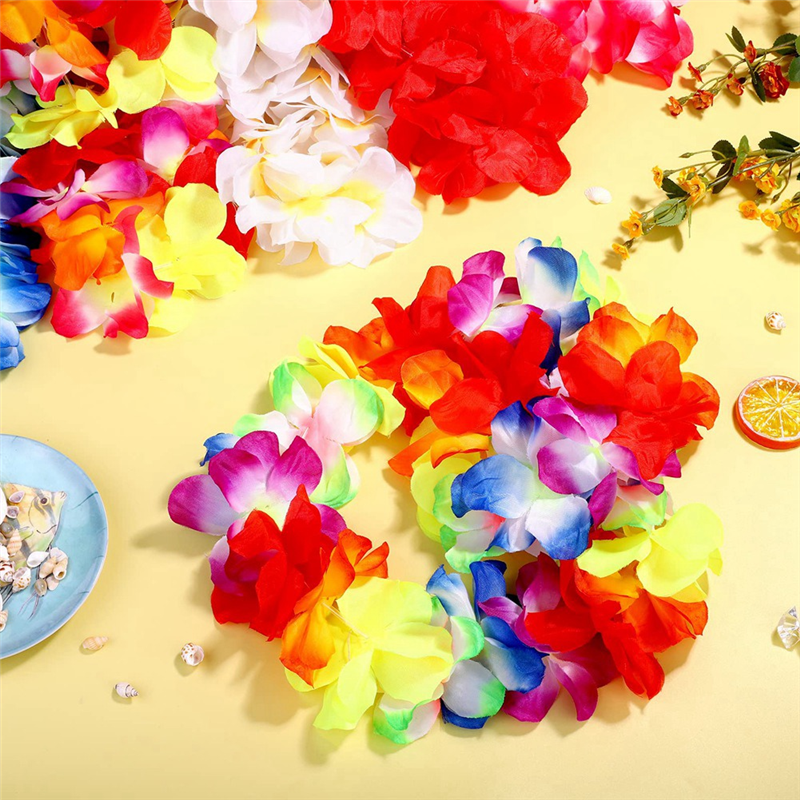 ABLN-6Pcs Hawaiian Leis Neckla - Wedding Supply Bulk avaliação e preço
