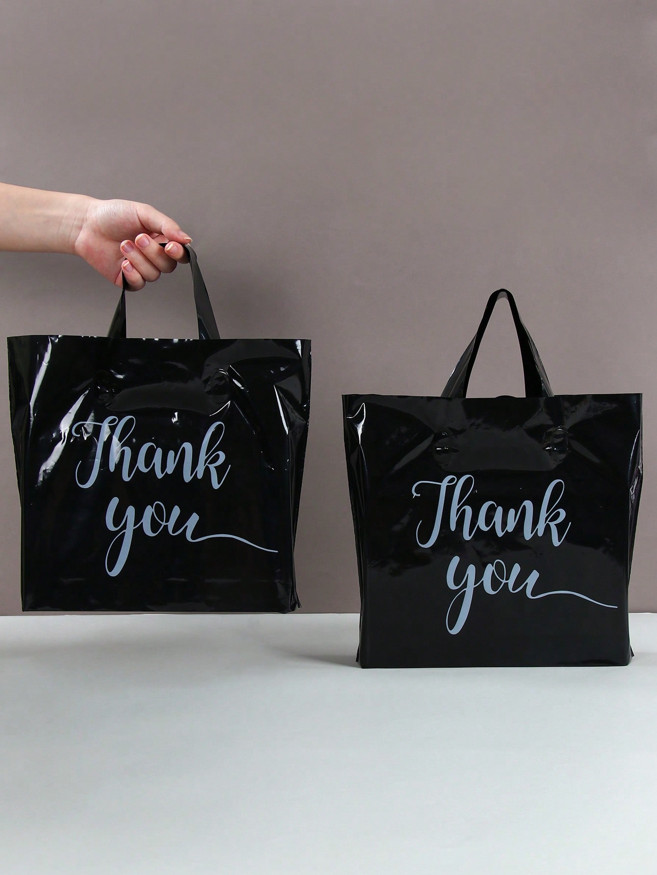 25/50pcs Black Gift Bags, Thic - Wedding Party Supply Store avaliação e preço