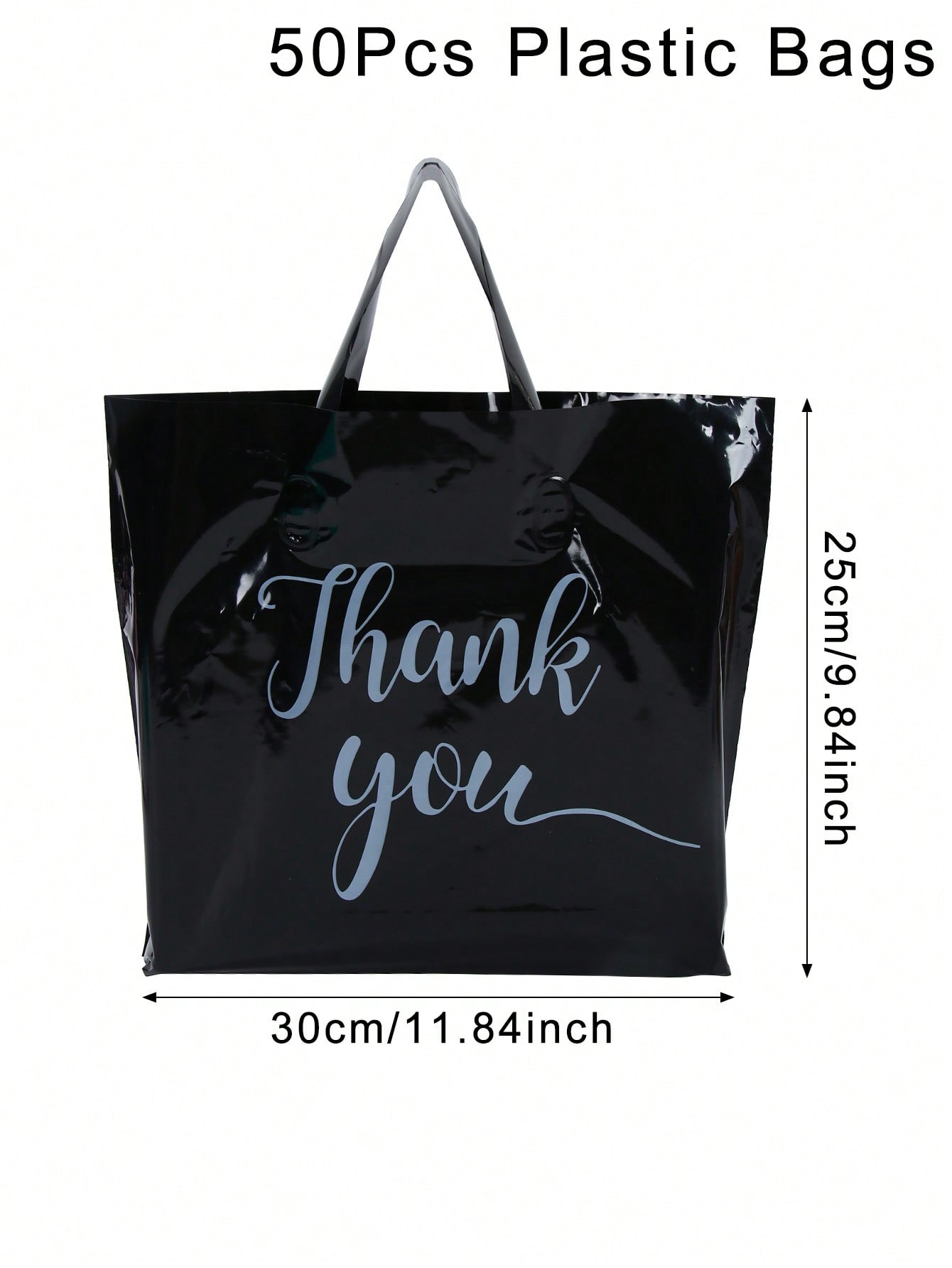 25/50pcs Black Gift Bags, Thic - Wedding Party Supply Store avaliação e preço