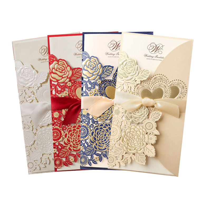5/10Pcs Laser Cut Wedding Invi - Wedding Supply Business avaliação e preço