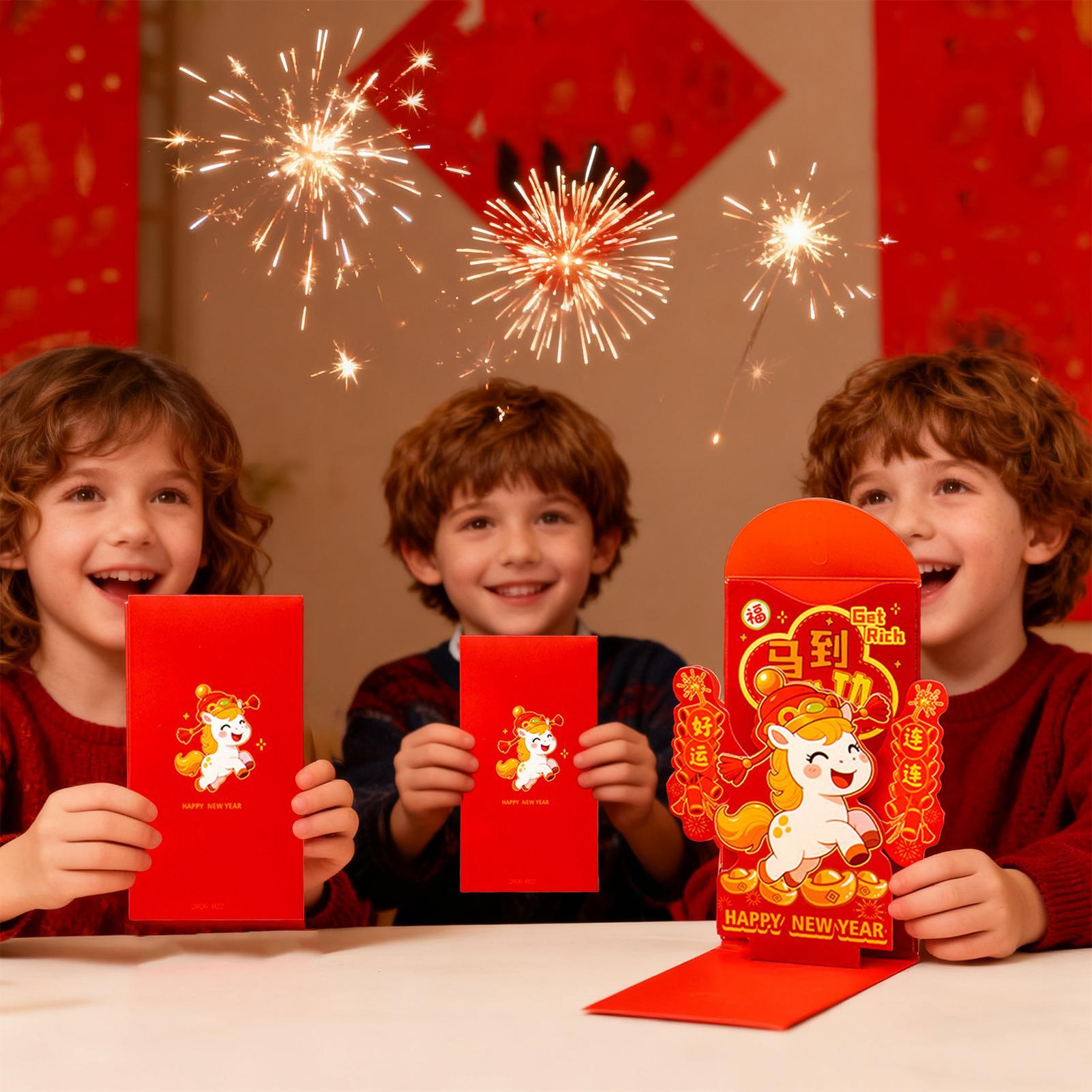 Red Envelopes 2026 3D Lunar Ba - Wedding Envelopes avaliação e preço