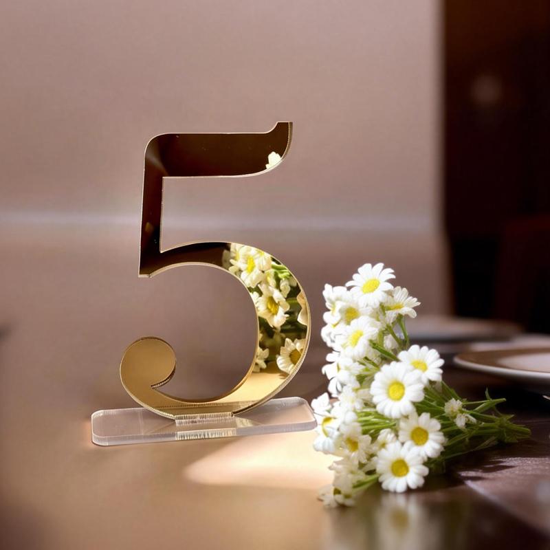 Numbers for Wedding Tables wit - Table Number Gold avaliação e preço
