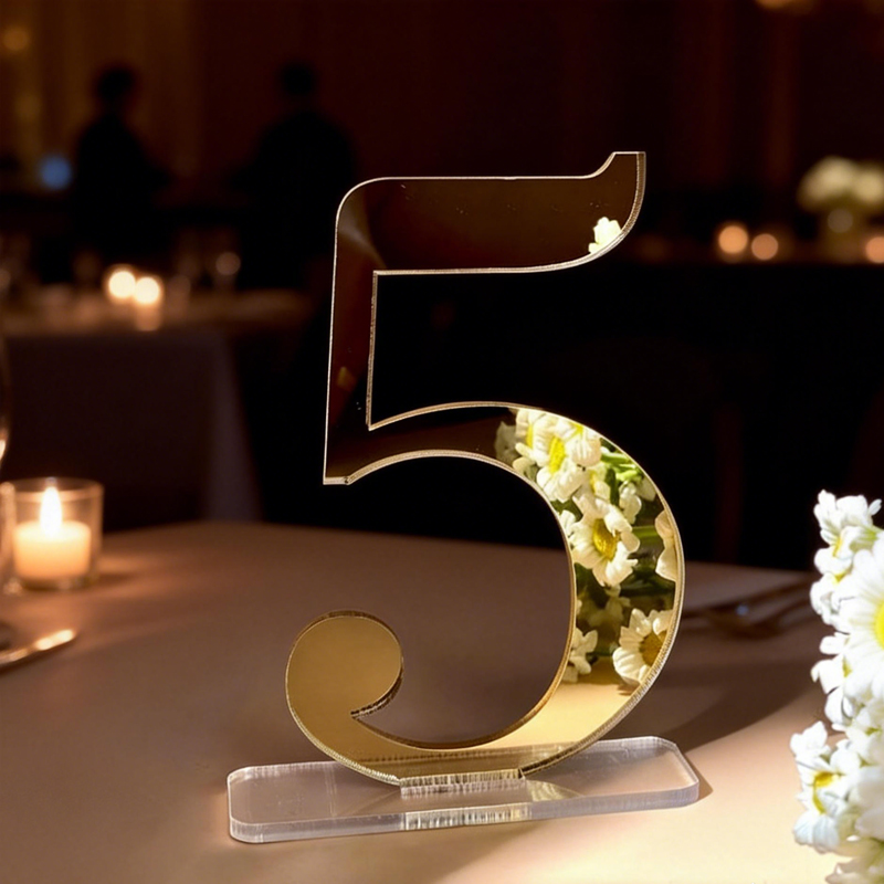 Numbers for Wedding Tables wit - Table Number Gold avaliação e preço
