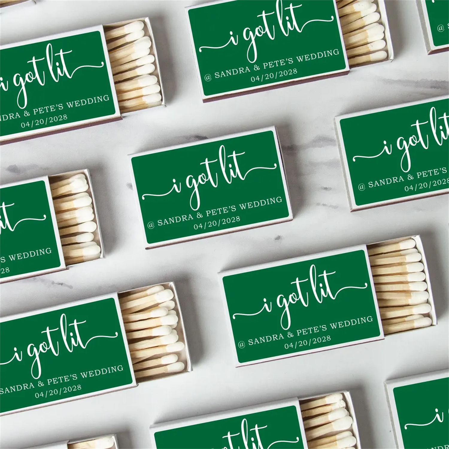 Custom Logo Printed Matchboxes - Wedding Supply Business avaliação e preço