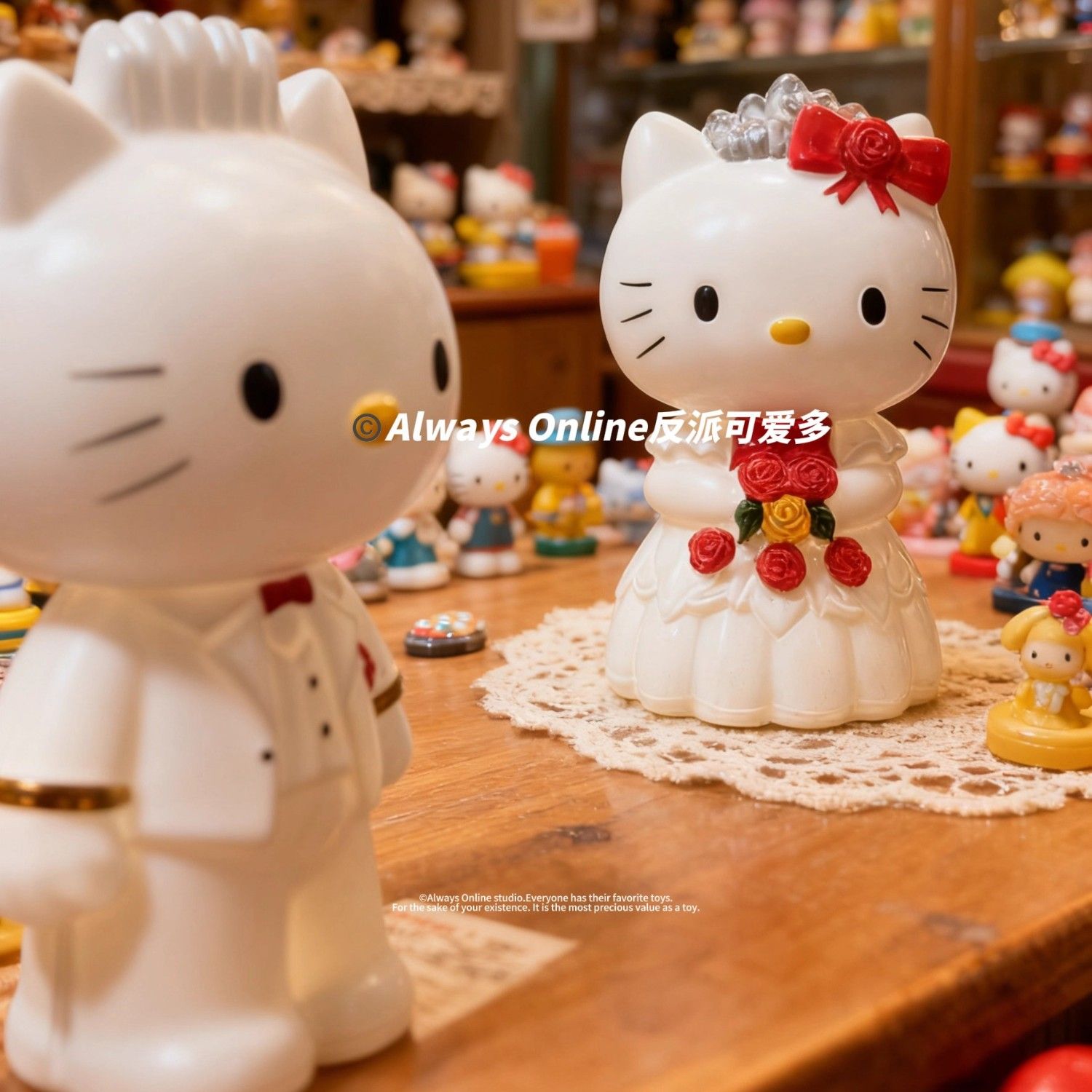 Kawaii Hello Kitty Villain Cut - Wedding Tap avaliação e preço