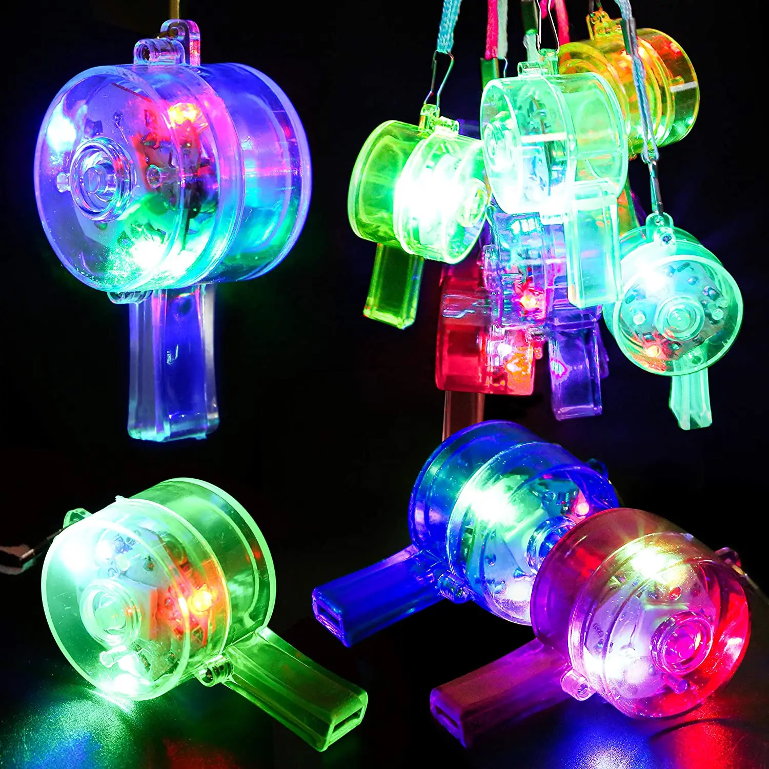 LED Light Up Whistle Glow Whis - Wedding Supply Bulk avaliação e preço