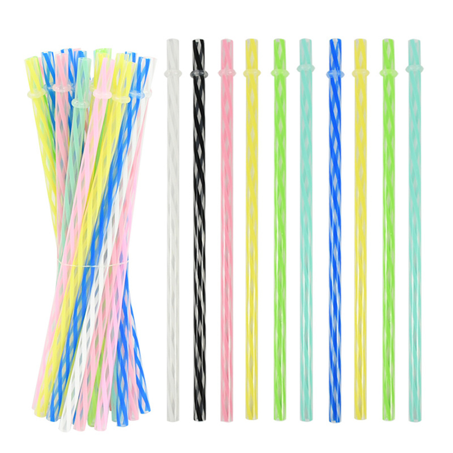 25Pcs Colorful Striped Reusabl - Wedding Supply Bulk avaliação e preço