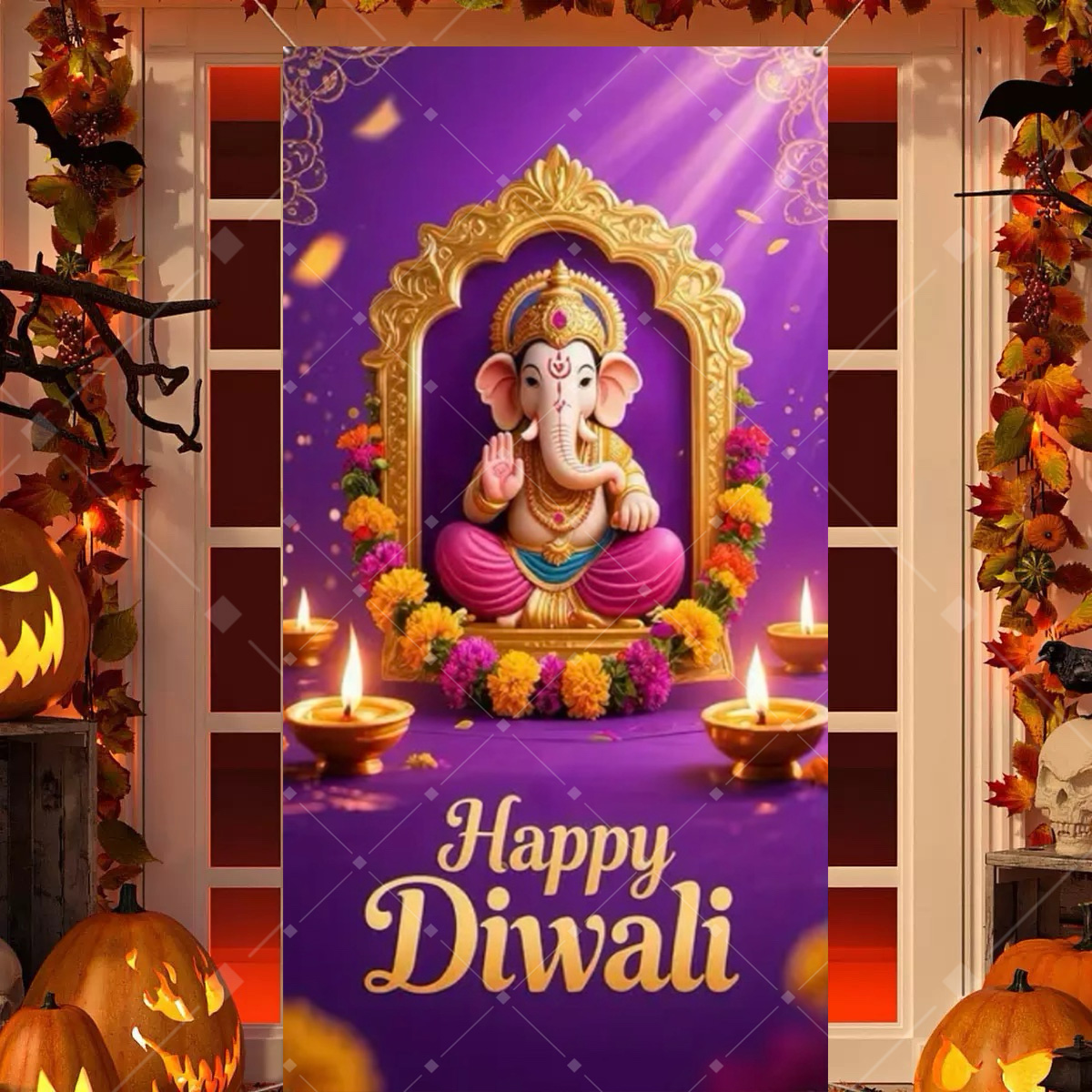 Diwali Decoration Party Backgr - Indian Wedding Supply avaliação e preço