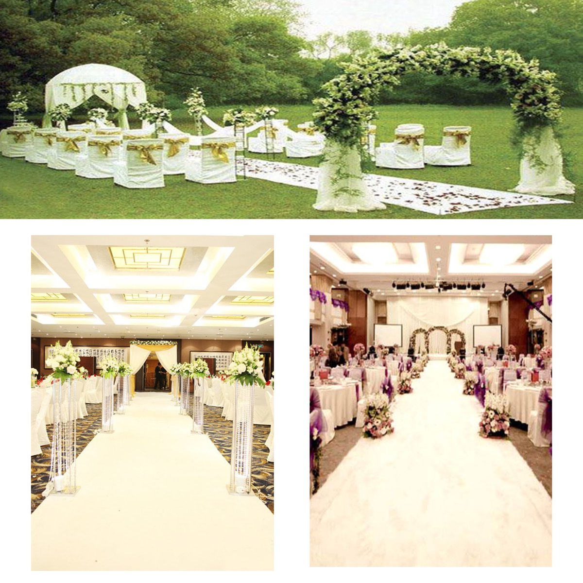Wedding White Carpet  Aisle Ru - Wedding Tap avaliação e preço