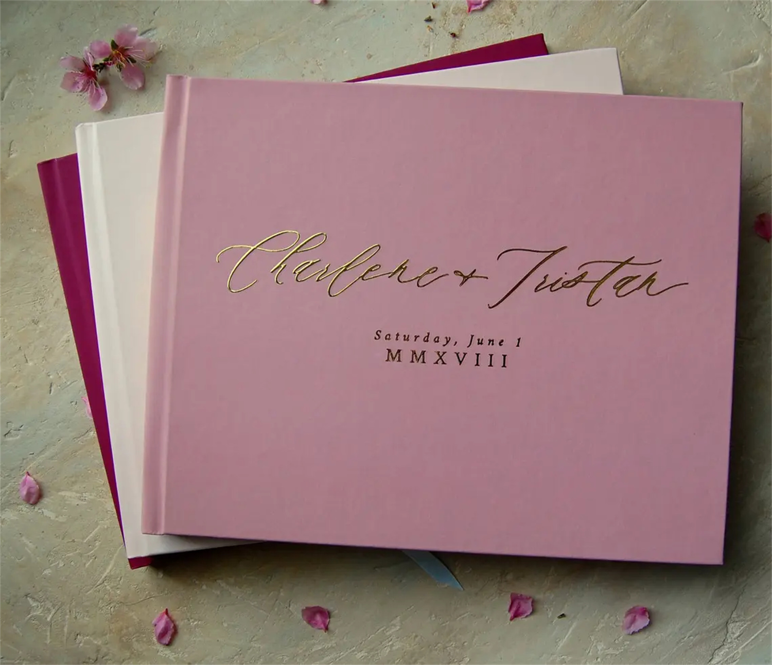 Custom Elegant Wedding Guest B - Personalized Guest Book avaliação e preço