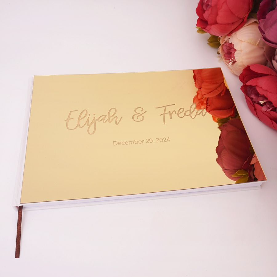 25*18 CM Personalized Guest Bo - Personalized Guest Book avaliação e preço