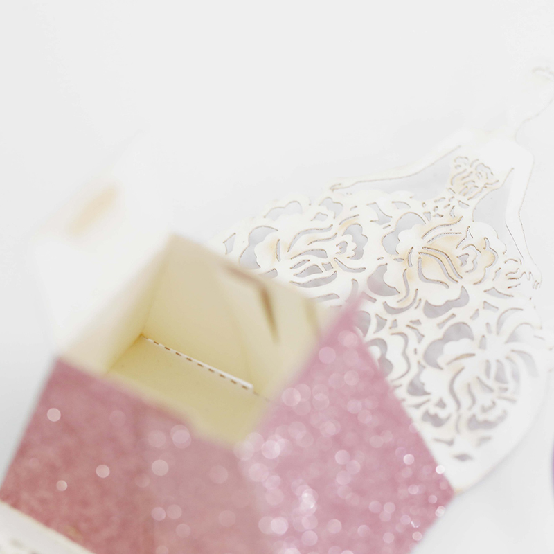10Pcs/set Bride Flower Dresses - Wedding Favor Box avaliação e preço