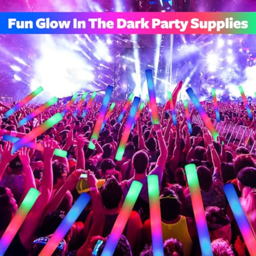 PCS LED Foam Glow Sticks Bulk, - Wedding Supply Bulk avaliação e preço