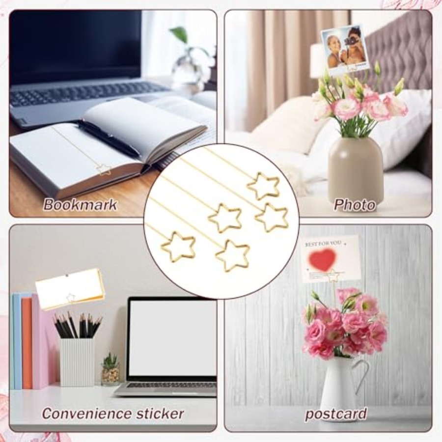 20Pcs Metal Floral Place Card  - Table Number Gold avaliação e preço