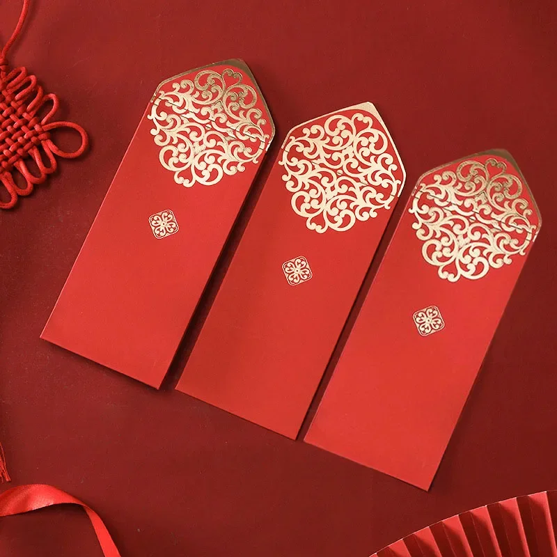 10pcs Chinese Red Envelopes Go - Wedding Envelopes avaliação e preço