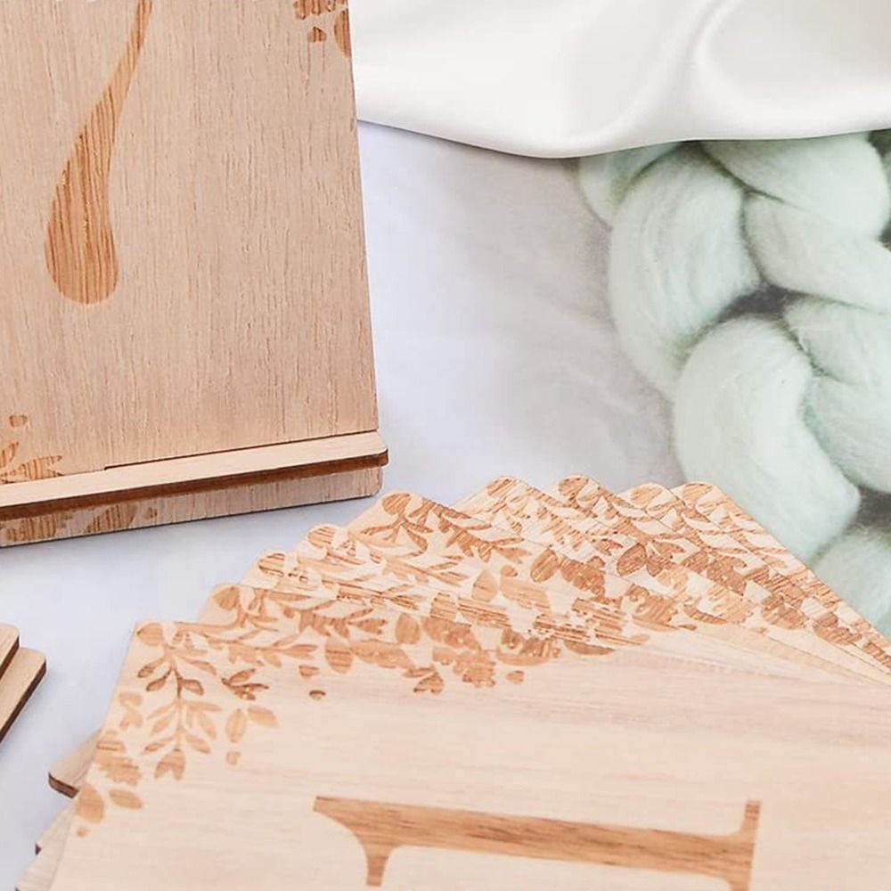 10pcs 1-10 Numbers Wooden Tabl - Table Number Gold avaliação e preço