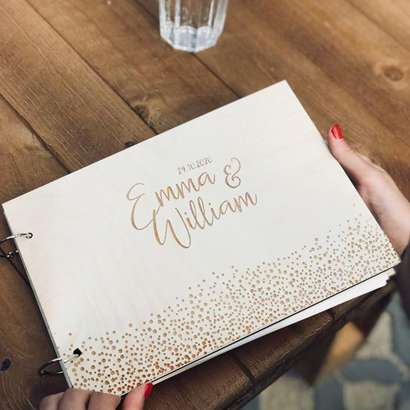 Personalized Wedding Guestbook - Personalized Guest Book avaliação e preço