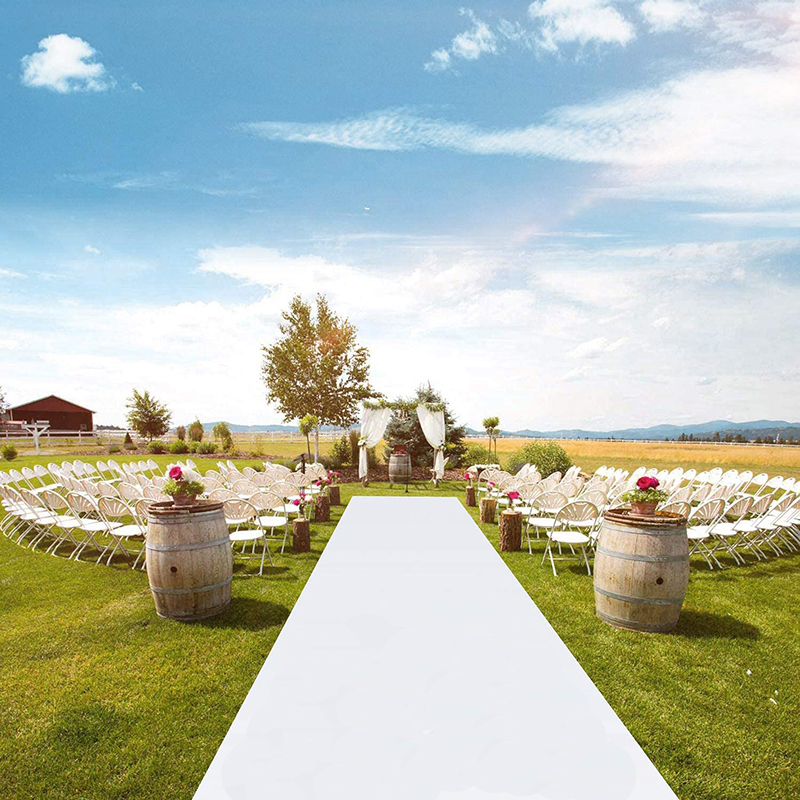 Romantic White Wedding Carpet  - Wedding Tap avaliação e preço