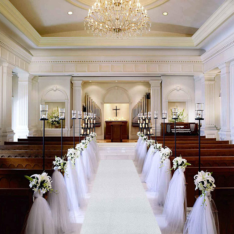 Romantic White Wedding Carpet  - Wedding Tap avaliação e preço