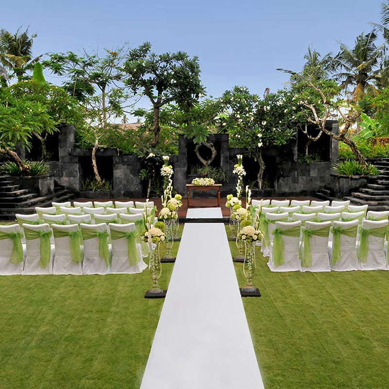 Romantic White Wedding Carpet  - Wedding Tap avaliação e preço