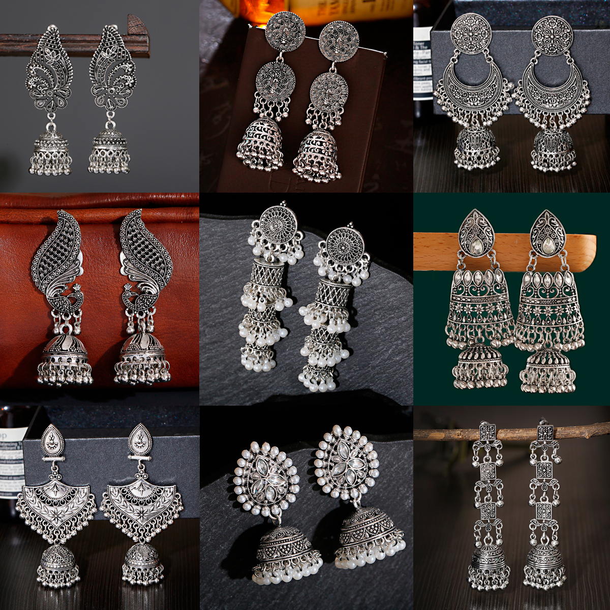 Retro Ethnic Silver Color Turk - Indian Wedding Supply avaliação e preço