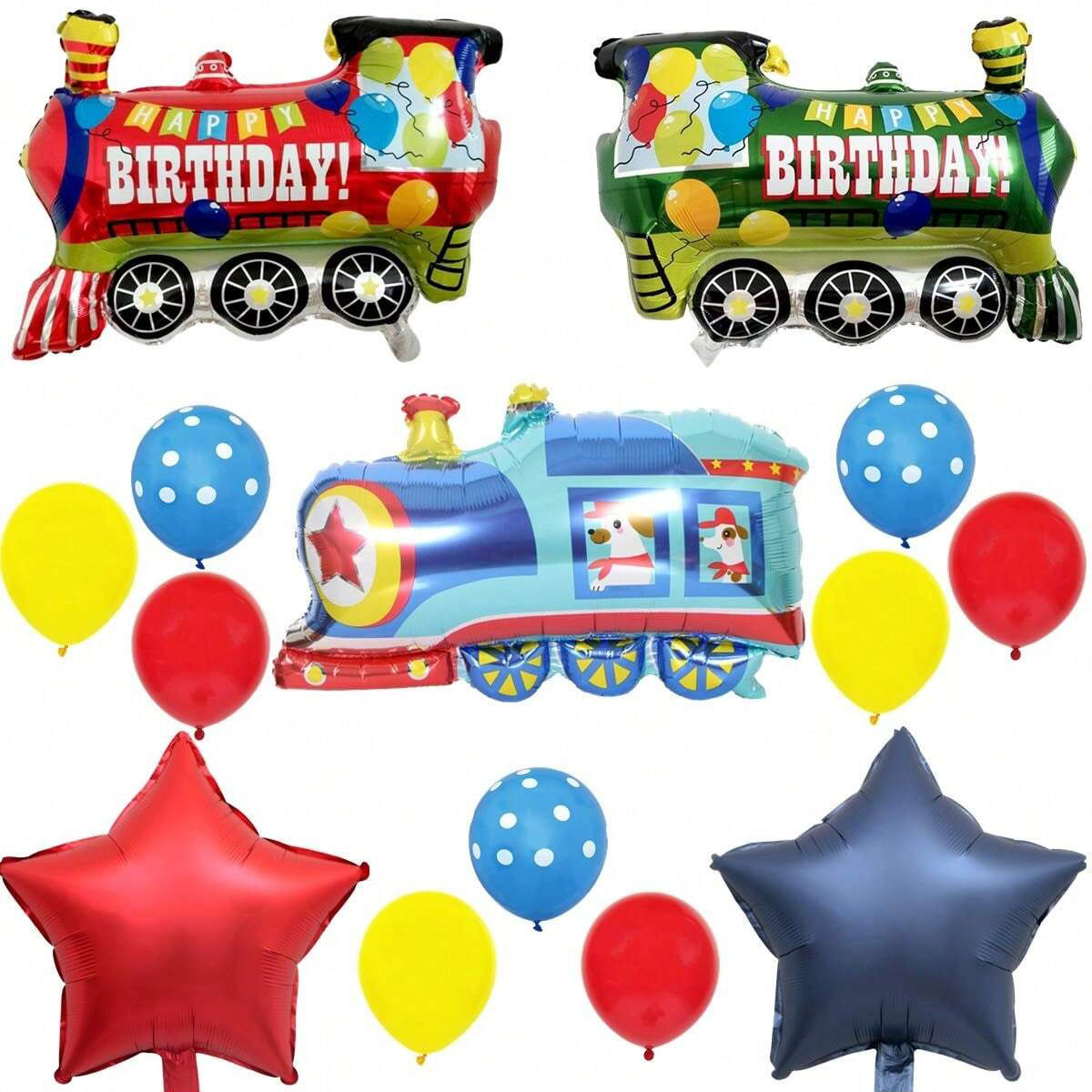 14pcs Train Balloon Kit for Bi - Wedding Supply Kit avaliação e preço